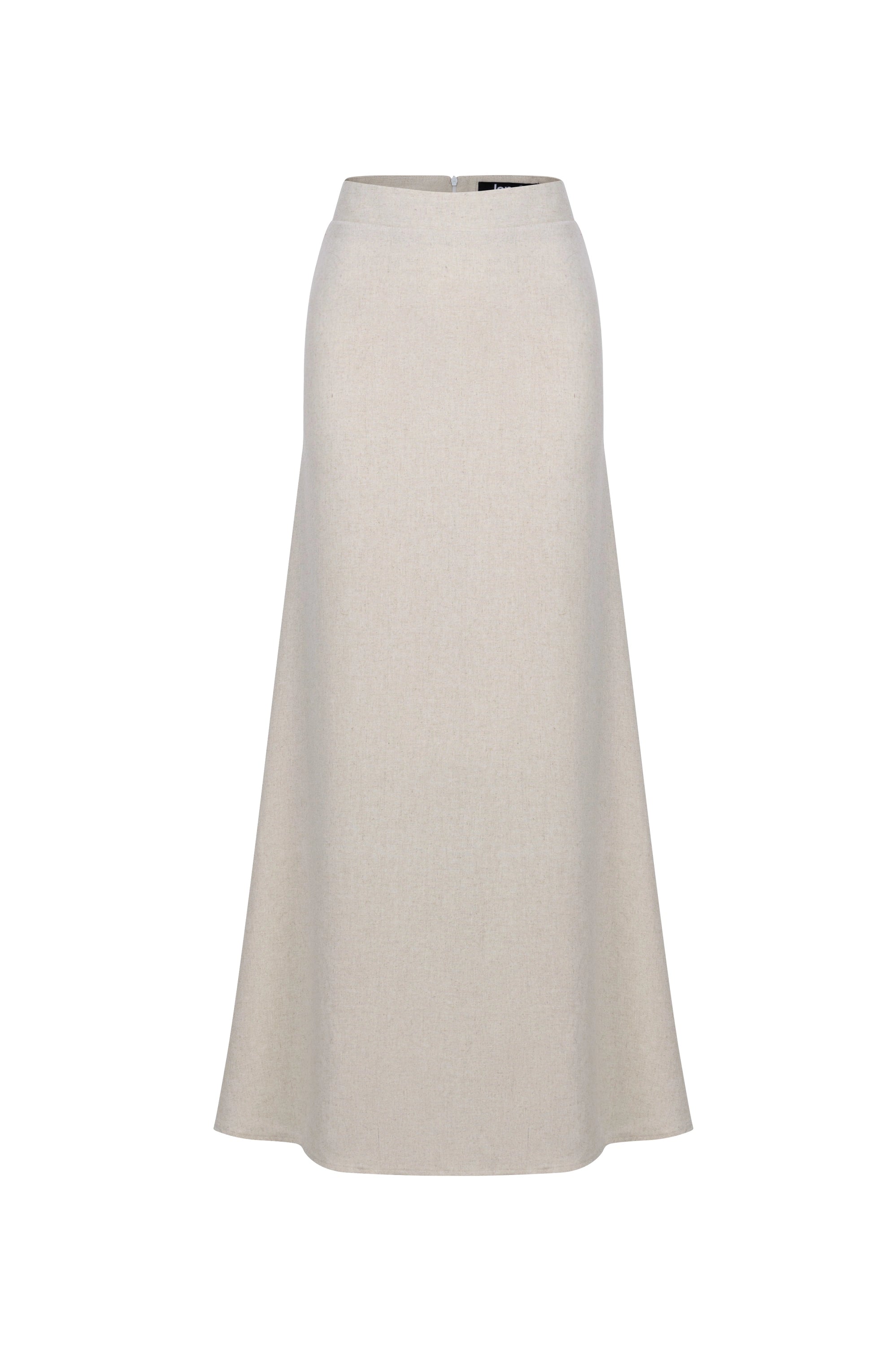 CASALINE LINEN SKIRT - GREY