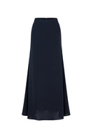 CASALINE LINEN SKIRT - DARK BLUE