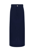 JACINÉ MAXI SKIRT - DARK BLUE