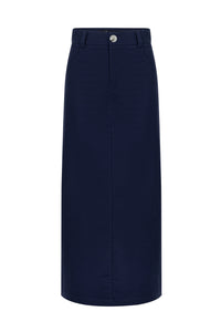 JACINÉ MAXI SKIRT - DARK BLUE
