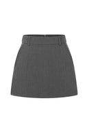 CLARA MINI SKIRT - GREY