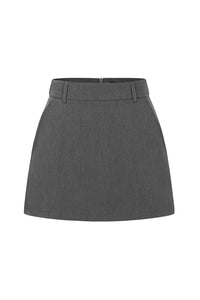 CLARA MINI SKIRT - GREY