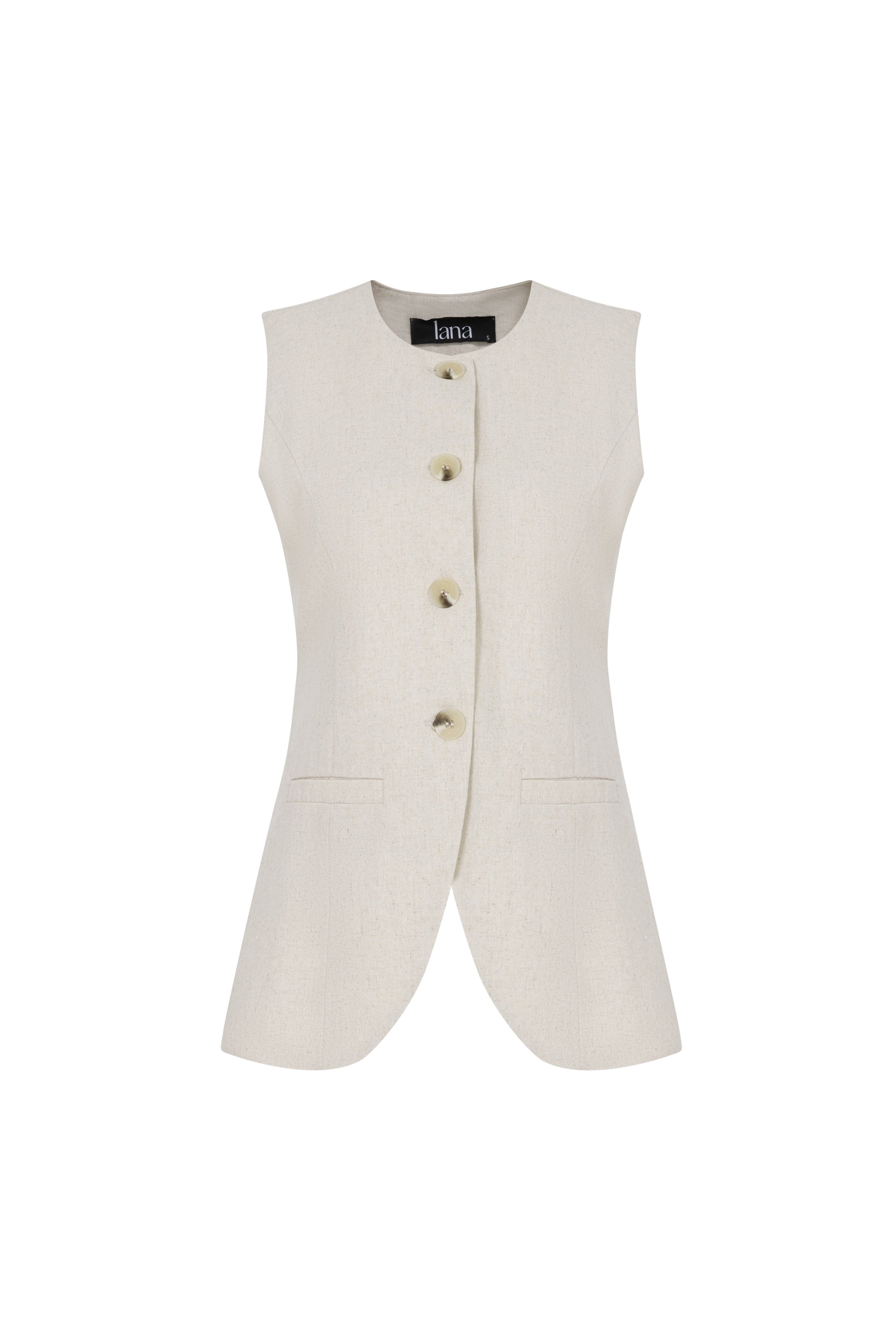 Charles Waistcoat Top Grey
