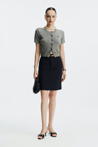 CHERRIE SHORT SLEEVE CARDIGAN