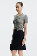 CHERRIE SHORT SLEEVE CARDIGAN
