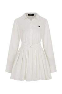 MONETTE MINI DRESS - WHITE