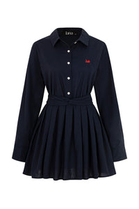 MONETTE MINI DRESS - DARK BLUE