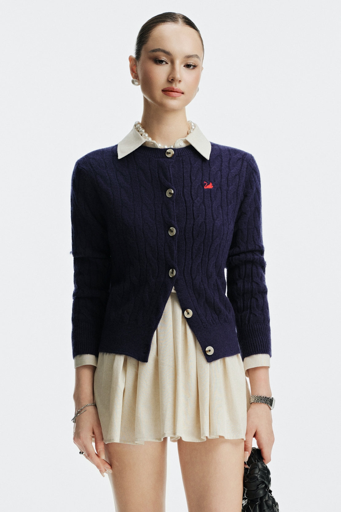 MONETTE MINI DRESS - DARK BLUE