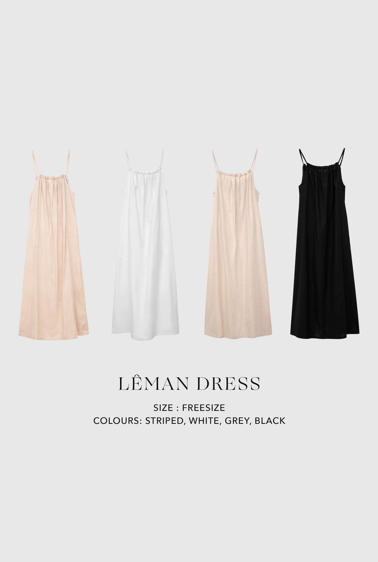 LÊMAN LINEN DRESS