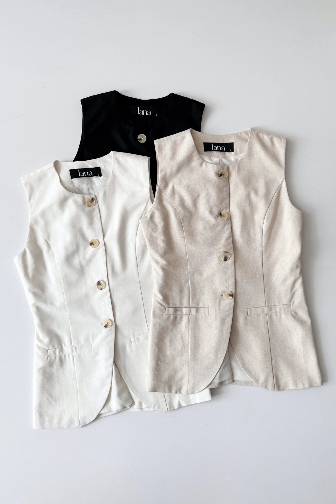 Charles Waistcoat Top Dark Blue