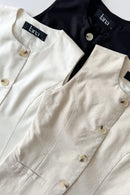 Charles Waistcoat Top Blue