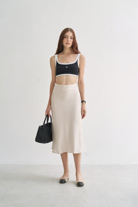 ELLE SILK MIDAXI SKIRT