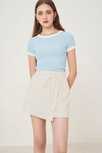 EMILIA LINEN MINI SKIRT