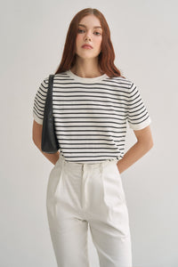 AMÉ WOOL STRIPED TOP