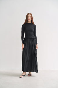 FLEAT MAXI SKIRT