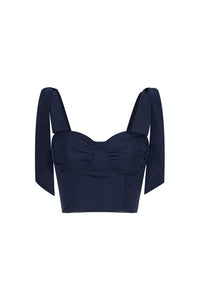 ROURE TOP - DARK BLUE