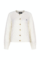 LANA KNIT 24 CARDIGAN OUTER - CREAM