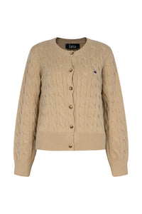 LANA KNIT 24 CARDIGAN OUTER - BROWN
