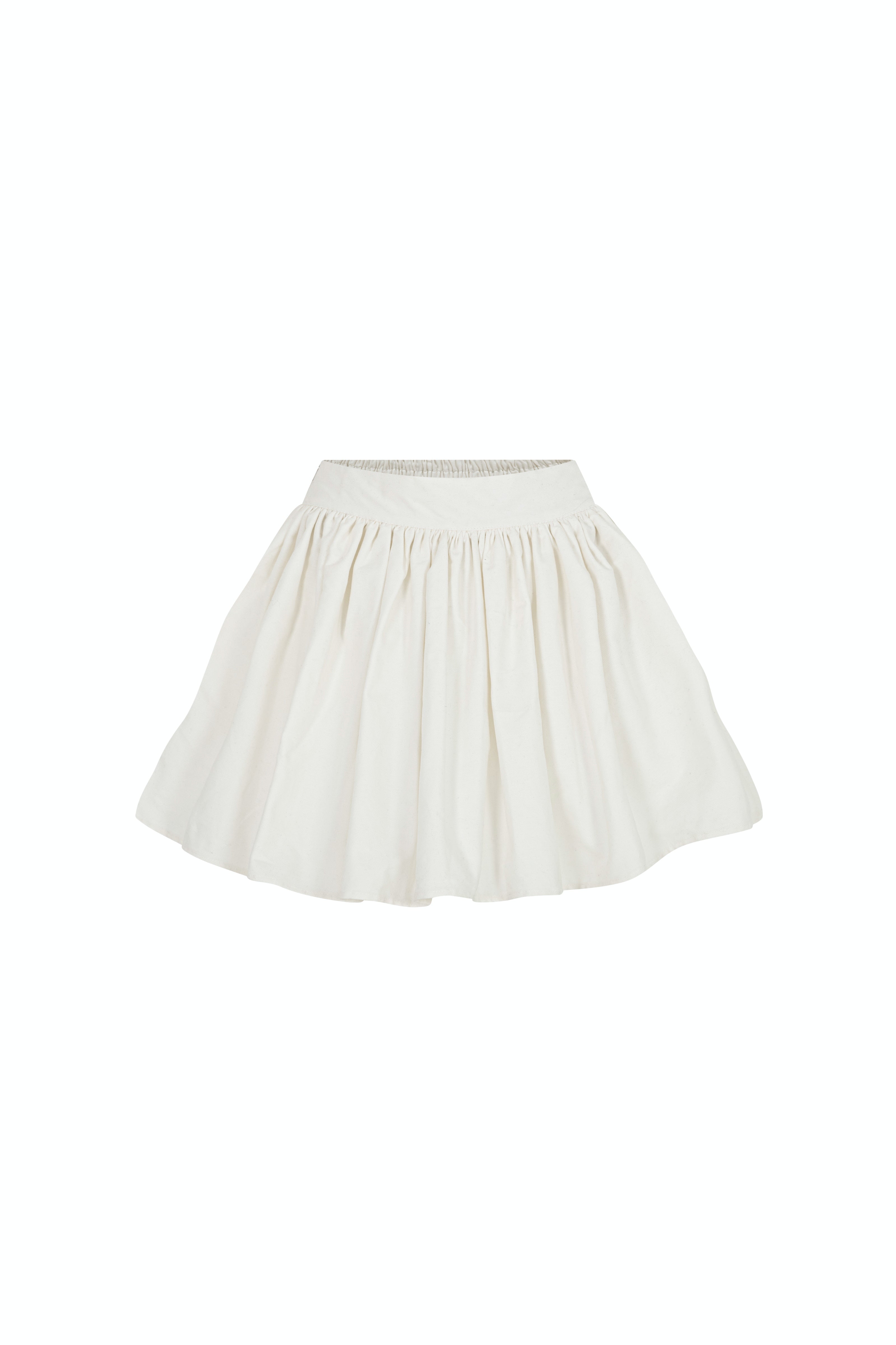 JACINE 40CM MINI SKIRT - WHITE