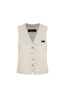 CELLIÈ GILE TOP - GREY