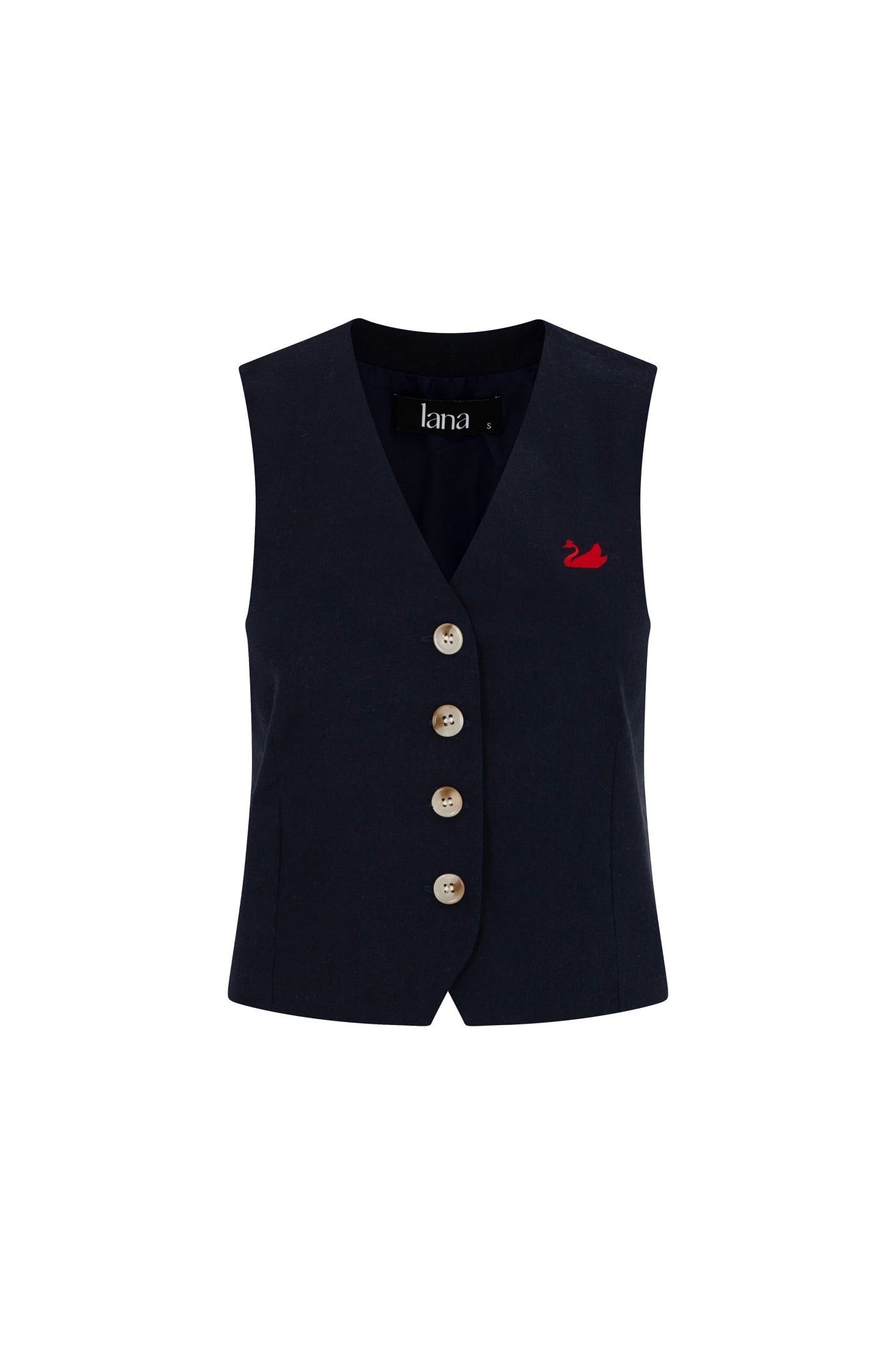 CELLIÈ GILE TOP - DARK BLUE