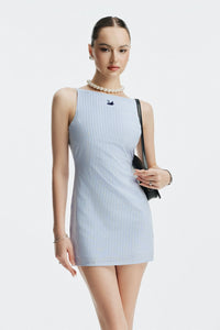 CARTIE LINEN MINI DRESS