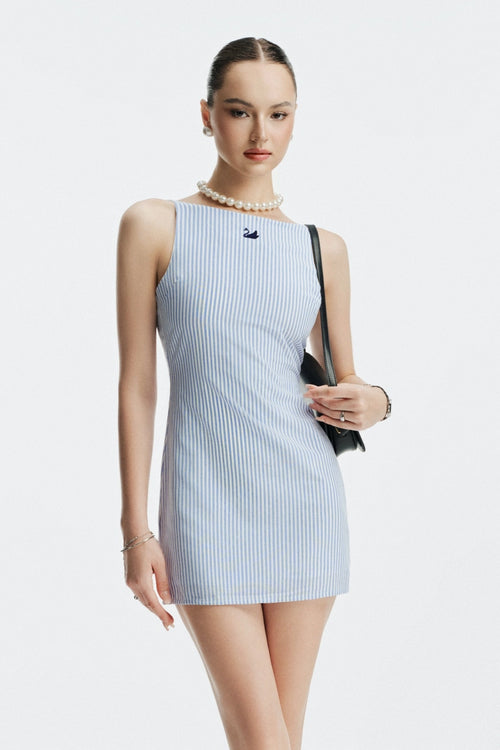 CARTIE LINEN MINI DRESS