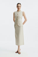 JACINÉ MAXI SKIRT - GREY