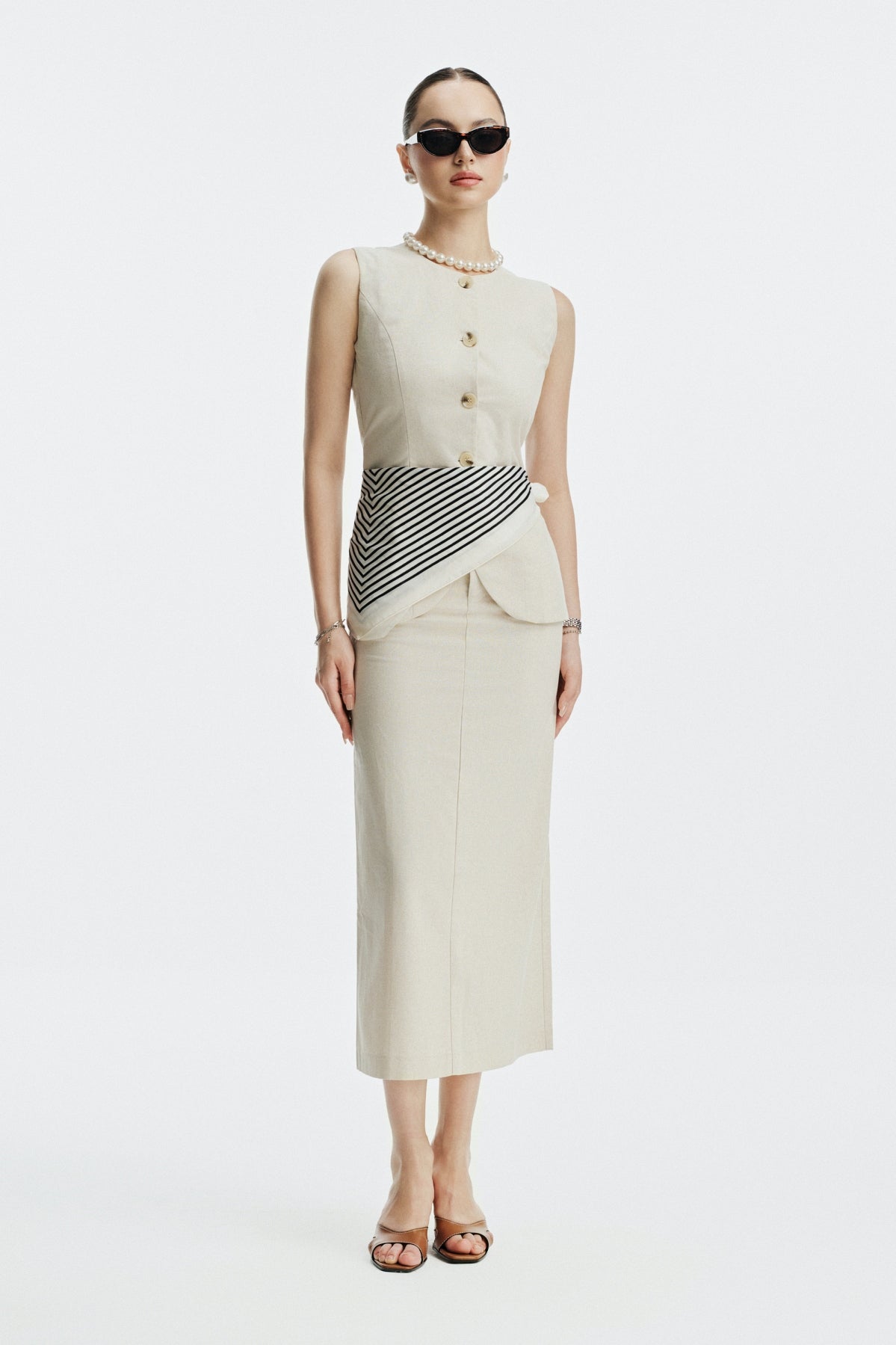 JACINÉ MAXI SKIRT - GREY