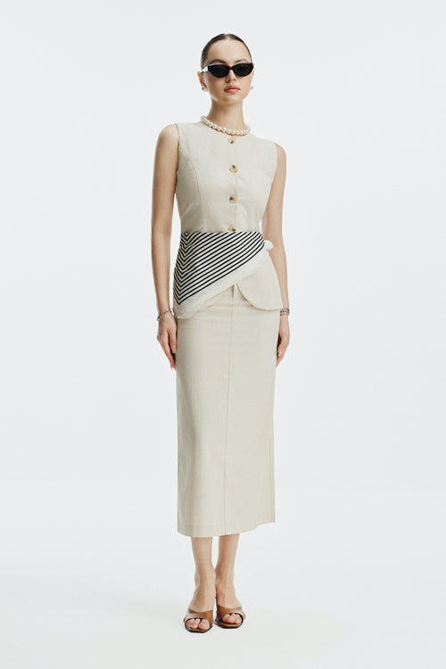 JACINÉ MAXI SKIRT - GREY