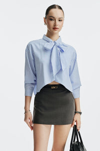 CLARA MINI SKIRT - GREY