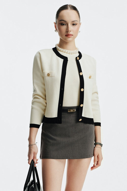 CLARA MINI SKIRT - GREY