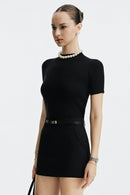 CLARA MINI SKIRT - BLACK