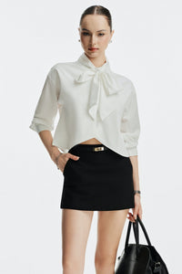 CLARA MINI SKIRT - BLACK