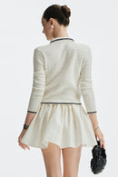 JACINE 40CM MINI SKIRT - WHITE