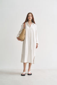 FENNEY LINEN SHIRT DRESS