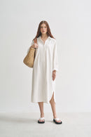 FENNEY LINEN SHIRT DRESS