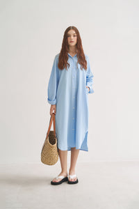 FENNEY LINEN SHIRT DRESS