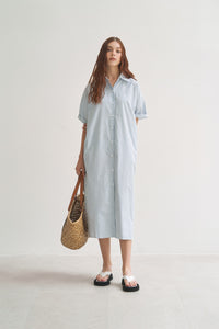 BLOUDÈ STRIPED SHIRT DRESS