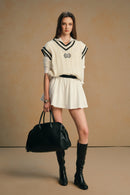 LOUISE KNIT GILE TOP
