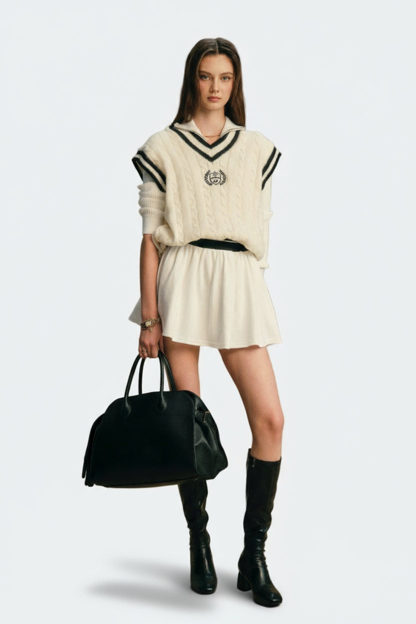 LOUISE KNIT GILE TOP