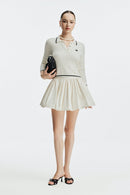 PEARS KNIT TOP - WHITE