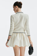 PEARS KNIT TOP - WHITE