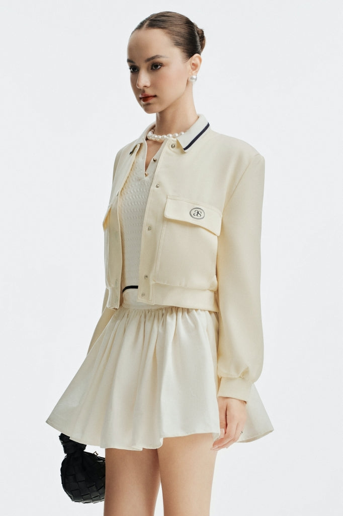 PEARS KNIT TOP - WHITE