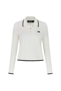 PEARS KNIT TOP - WHITE