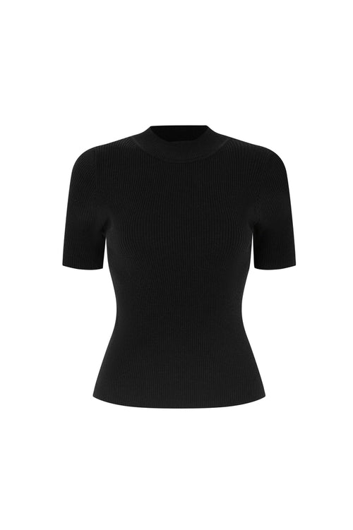 KITSUN TOP - BLACK