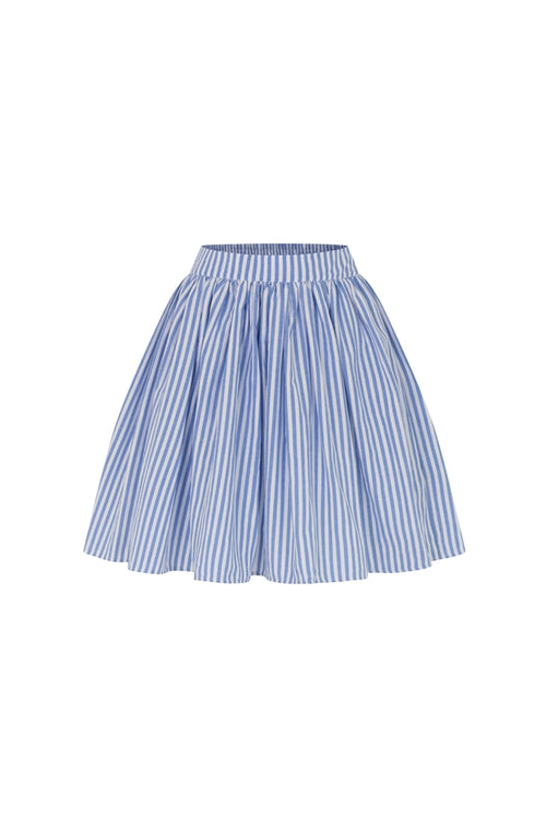 JACINE 40CM MINI SKIRT - STRIPED BLUE