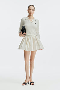 JACINE 40CM MINI SKIRT - WHITE